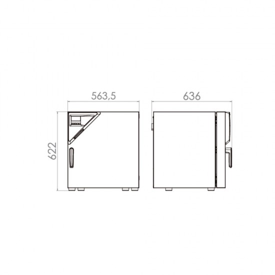 Binder ED 56 Etüv Doğal Hava Dolaşımlı 57 Litre