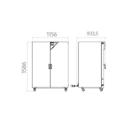 Binder FD 720 Fanlı Etüv 741 Litre