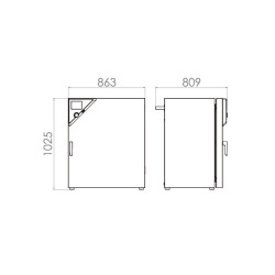 Binder KT 170 Termoelektrik Soğutmalı İnkübatör 163 Litre