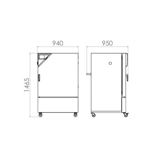 Binder KBF 240 Geniş Sıcaklık / Nem Aralıklı İklimlendirme Kabini 247 Litre