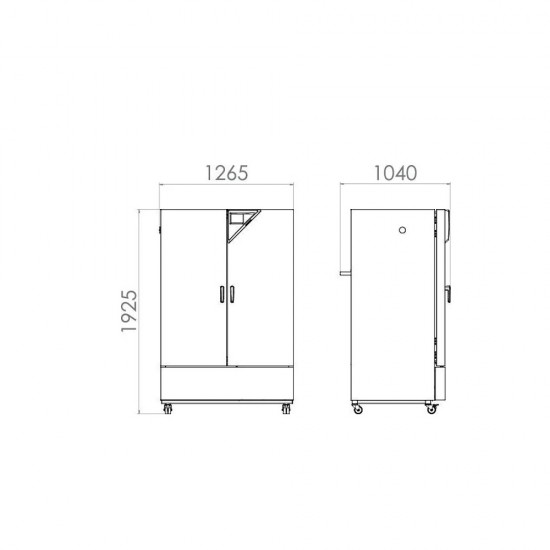 Binder KBF 720 Geniş Sıcaklık / Nem Aralıklı İklimlendirme Kabini 700 Litre