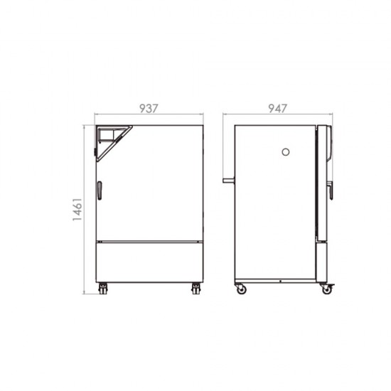 Binder KBF-LQC 240 ICH-Aydınlatmalı ve Aydınlatma Kontrollü İklimlendirme Kabini 247 Litre