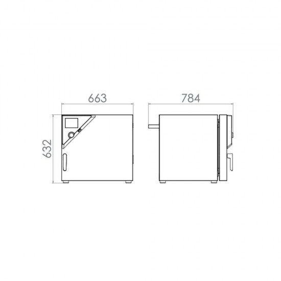 Binder M 53 Ayarlanabilir Fan Hızlı ve Zaman Segmentli Programlamalı Etüv 53 Litre