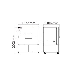 Binder MKF 720 Dinamik İklim Kabini 734 Litre