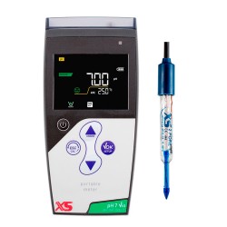 XS Instruments pH 7 Vio Taşınabilir pH Metre + Gıda Uygulamaları İçin XS 2 Pore T Penetrasyon Elektrotu