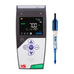 XS Instruments pH 70 Vio Taşınabilir pH Metre + Gıda Uygulamaları İçin XS 2 Pore T Penetrasyon Elektrotu